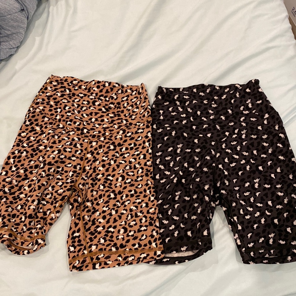 Aerie crossover biker shorts